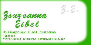zsuzsanna eibel business card